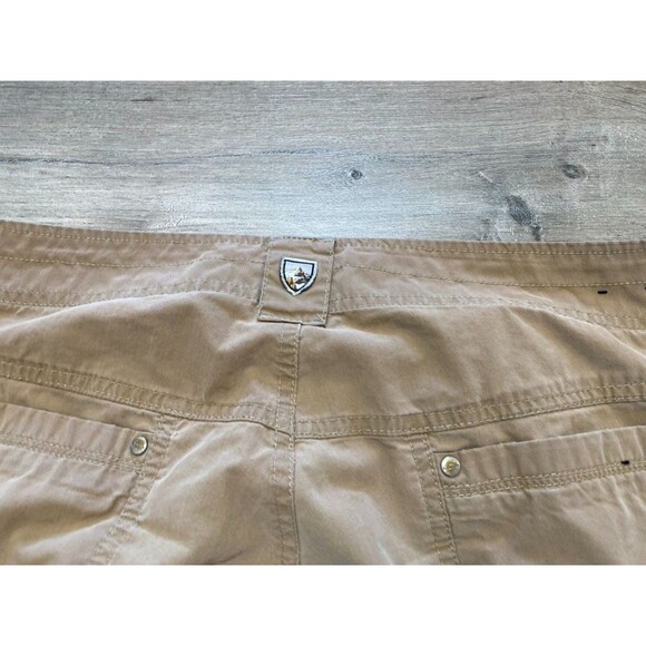 Kuhl Renegade Klassik Mens 36X32 Chino Khaki Beige Hiking Cargo Pant DISTRESSED - Picture 10 of 12